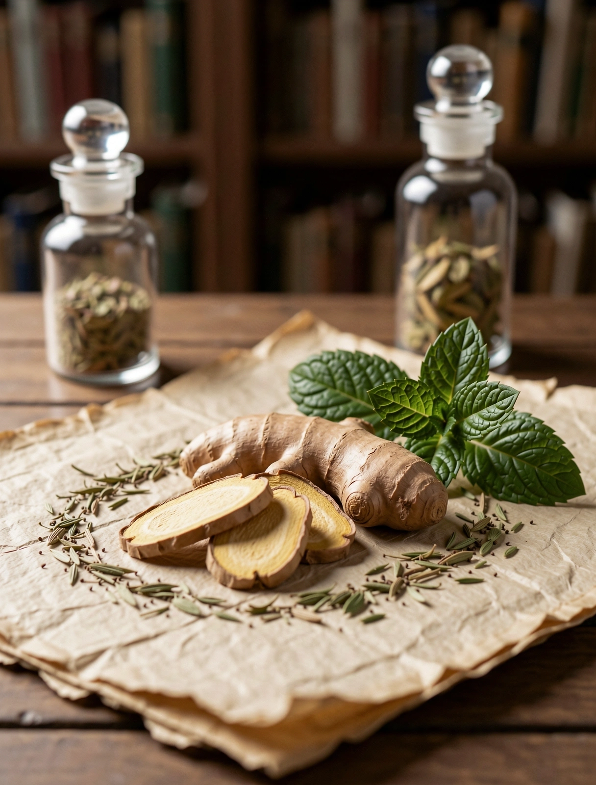 Botanique et racines pour le bien-être digestif